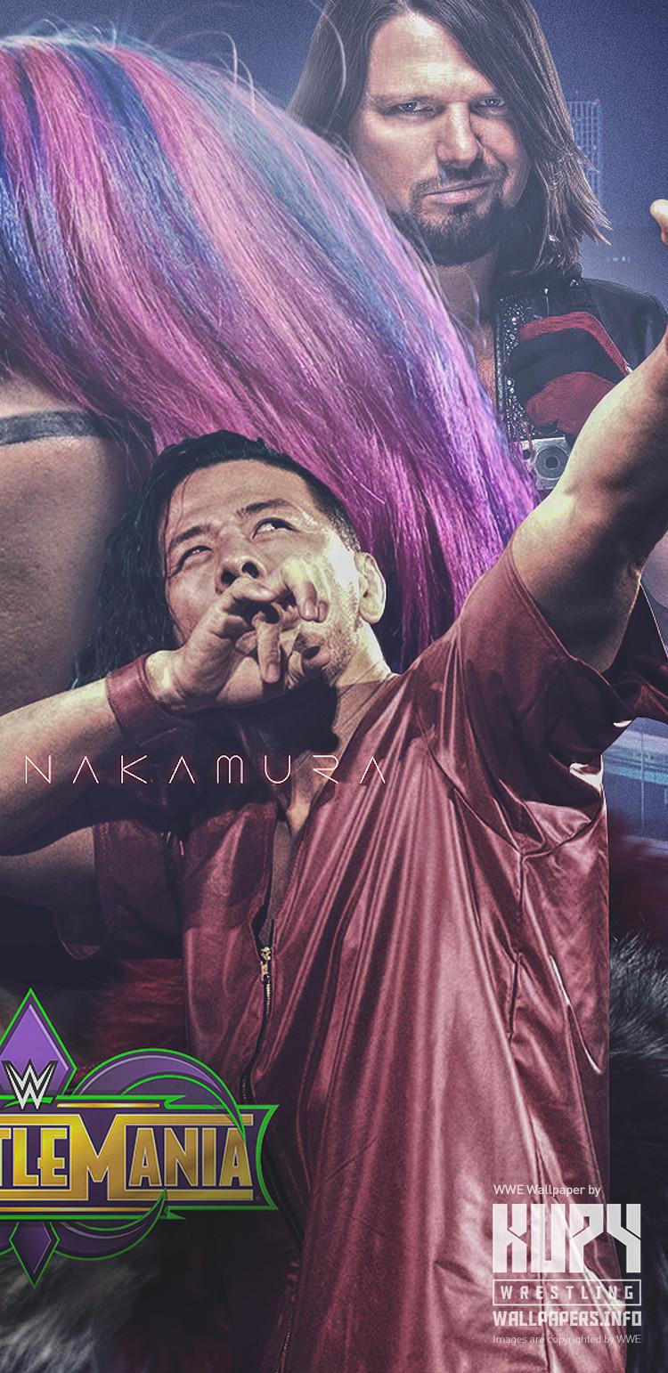 Road to WrestleMania 34: Asuka & Shinsuke Nakamura wallpaper!