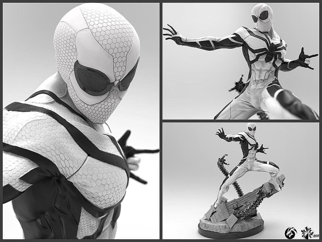 This Future Foundation Spider Man Statue Is Out Of This World