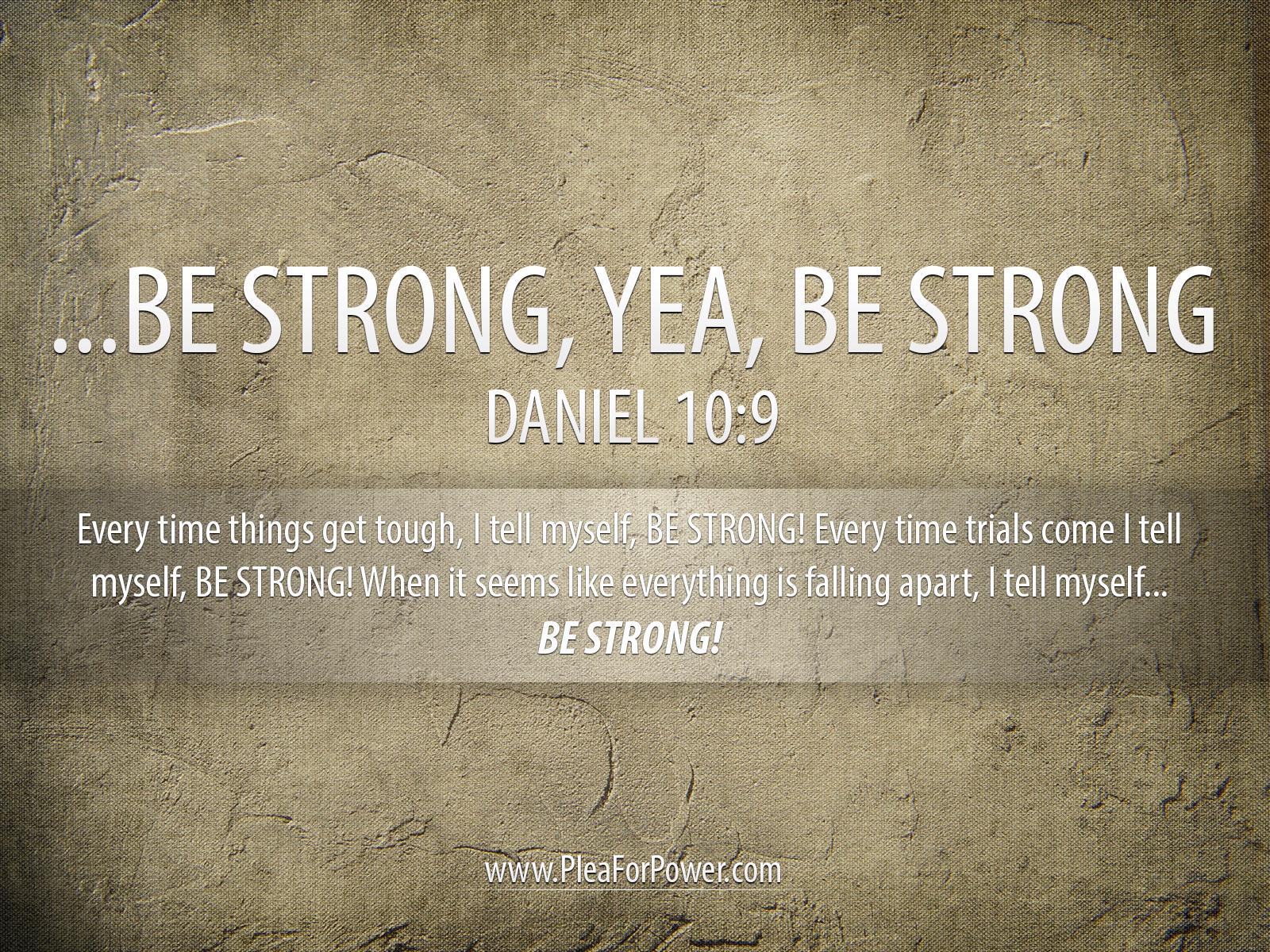 Daniel 10:9 Strong Wallpaper
