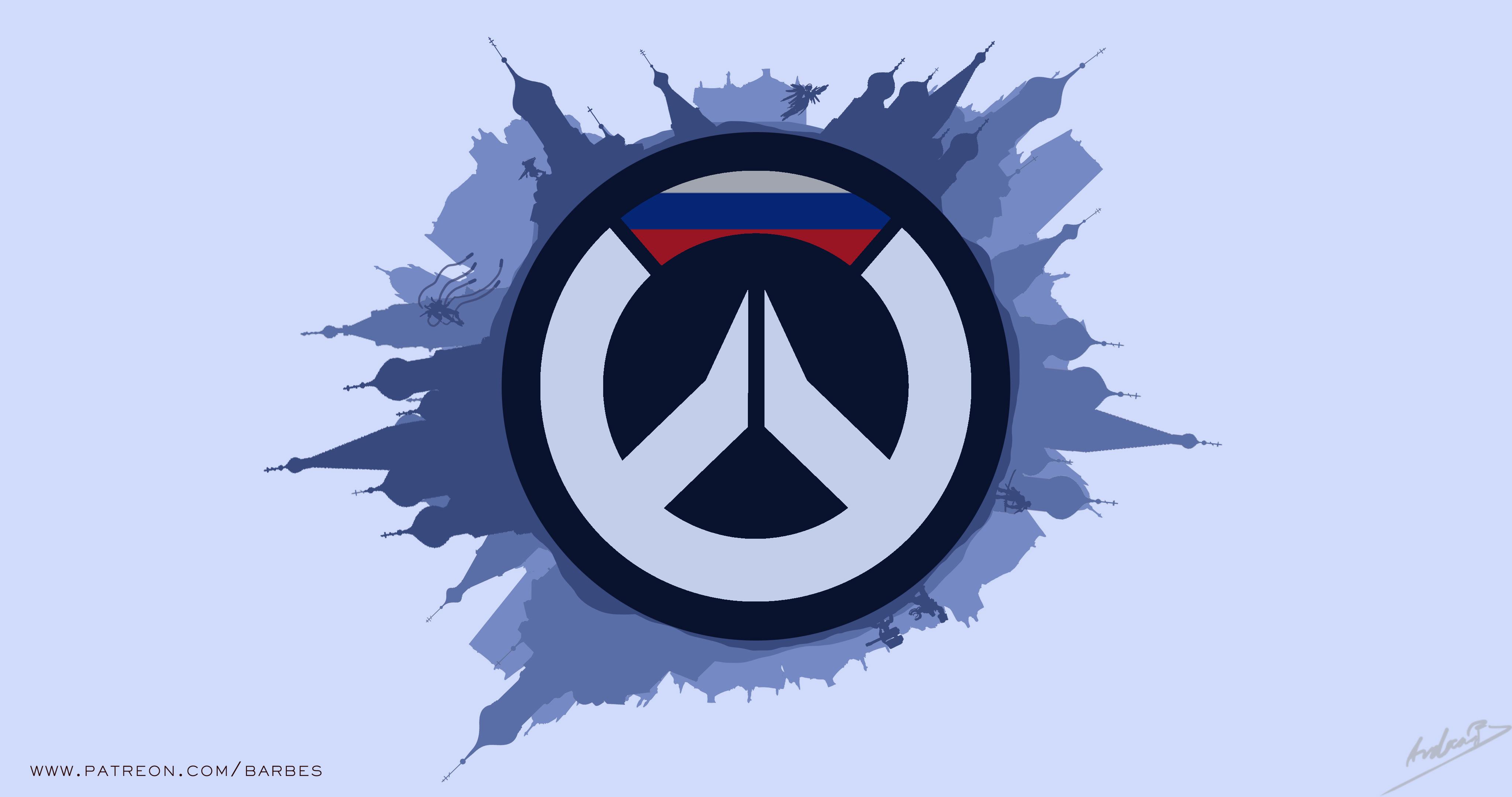 Overwatch 4k Minimalism Logo Artwork, HD Games, 4k Wallpaper