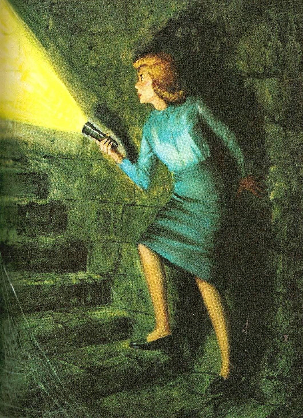 Nancy Drew. Loved these books. Probably the one with the hidden