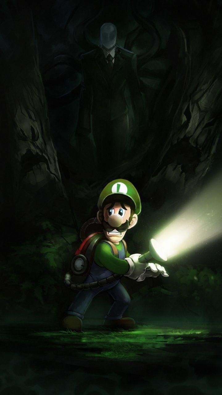 Feared, Mario, dark, art, 720x1280 wallpaper. Video Game wallpaper