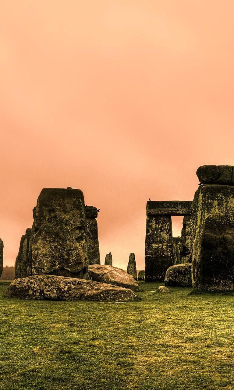 Evening Stonehenge iPhone Wallpaper. Tap to see more Beautiful