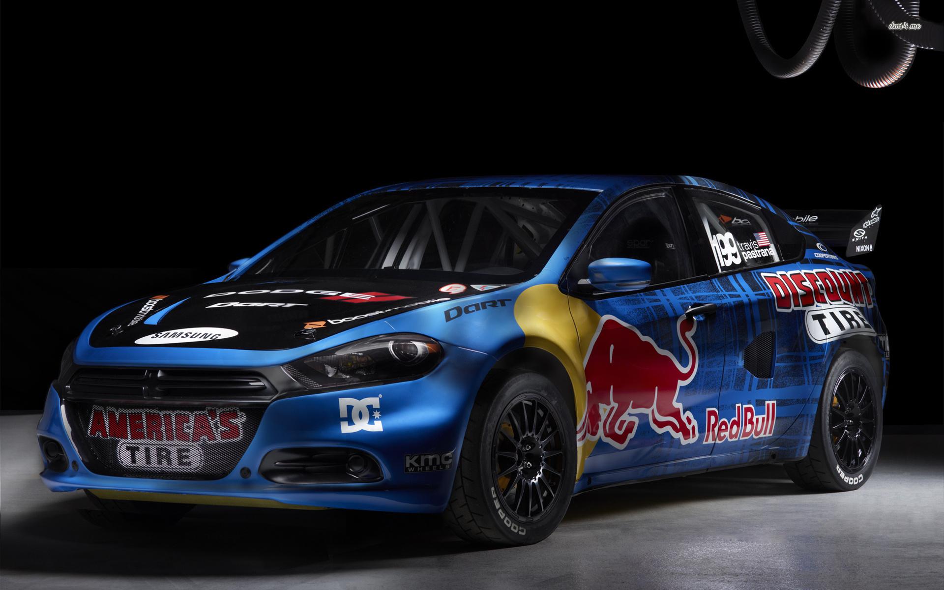 Racing blue Dodge Dart wallpaper wallpaper