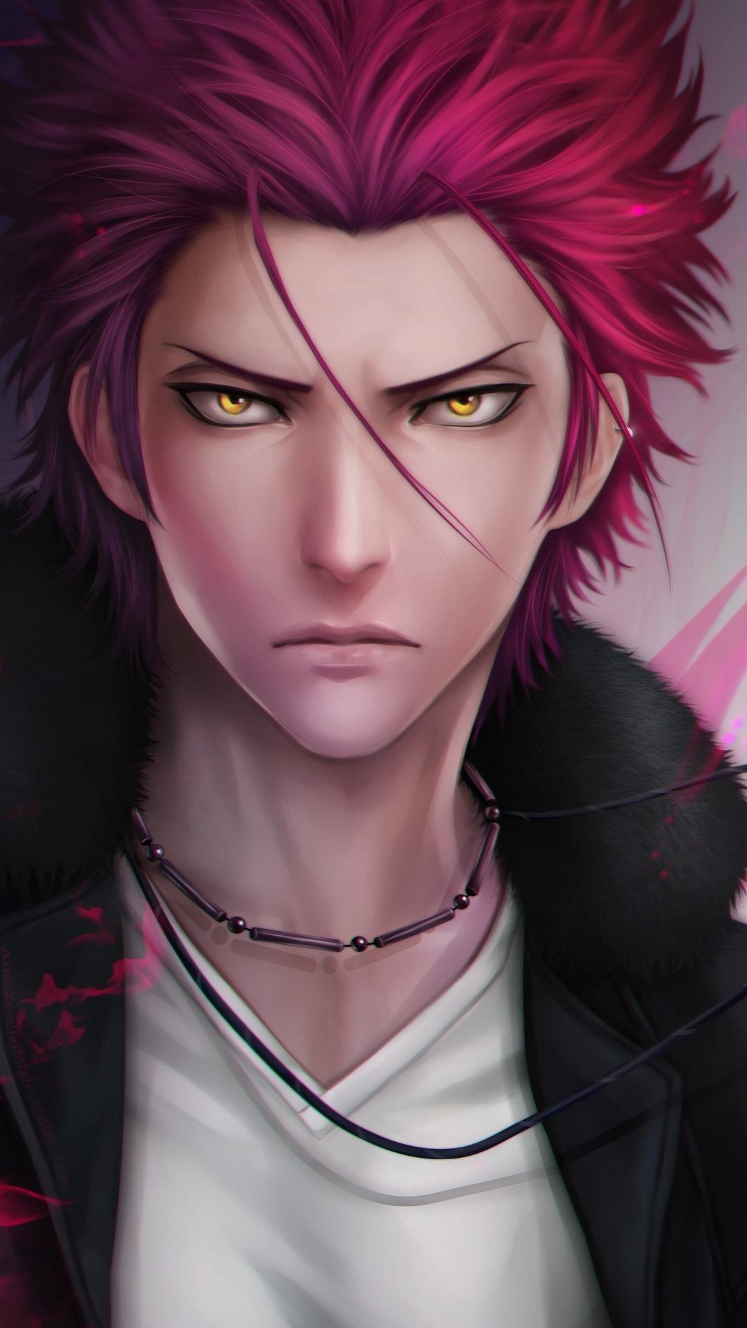 Download wallpaper 1080x1920 suoh mikoto, project k, anime, guy