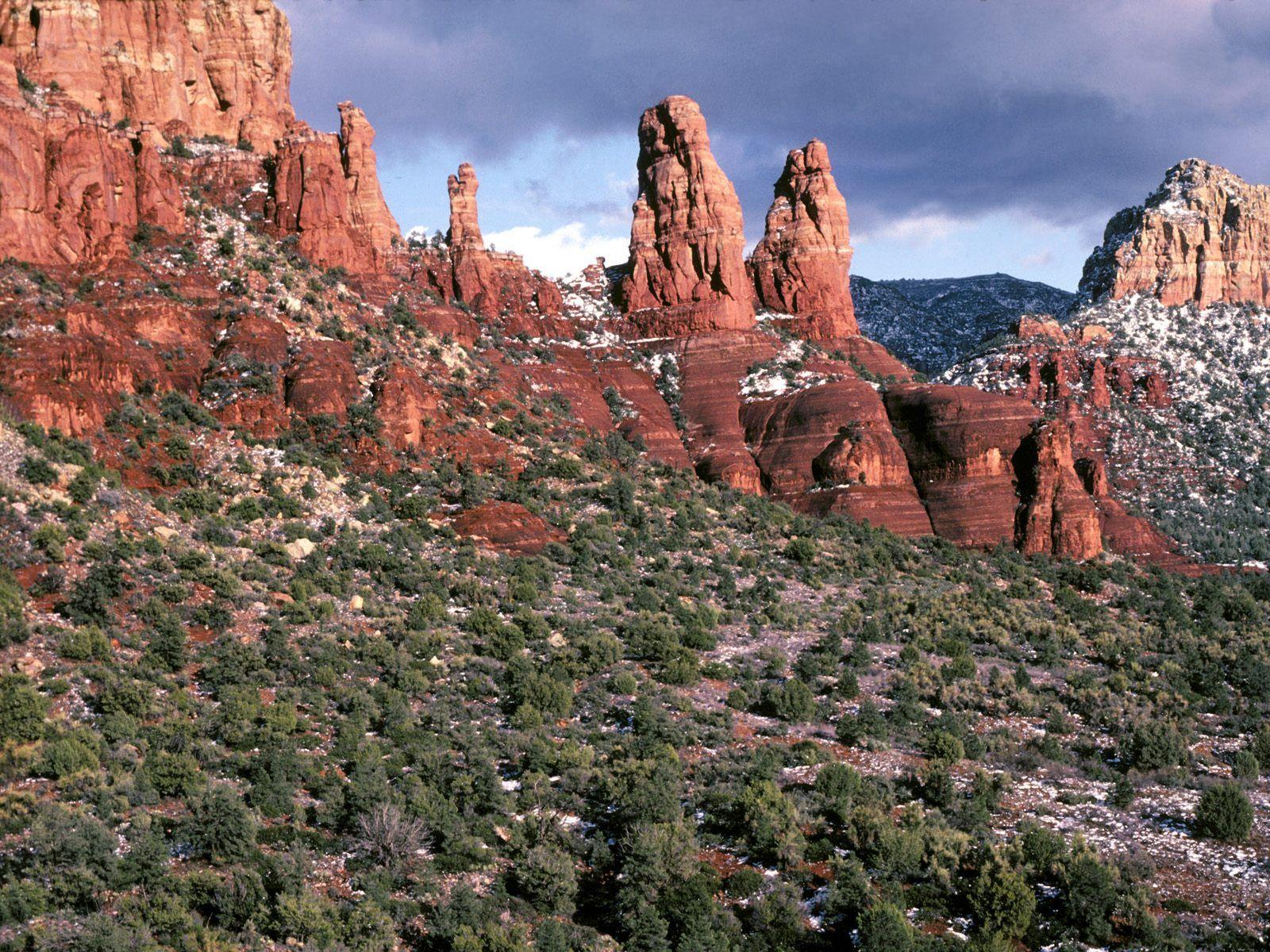 wallpaper photo of arizona. Red Rock Spires, Sedona, Arizona