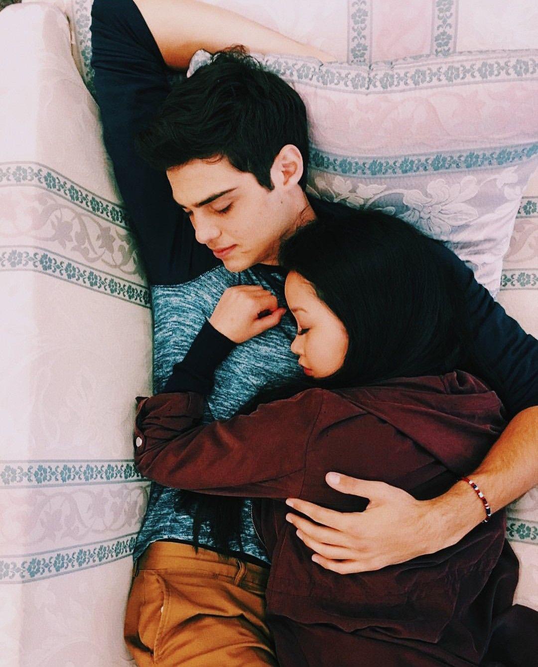 Lara Jean and Peter kavinsky. to all the boys I've loved before