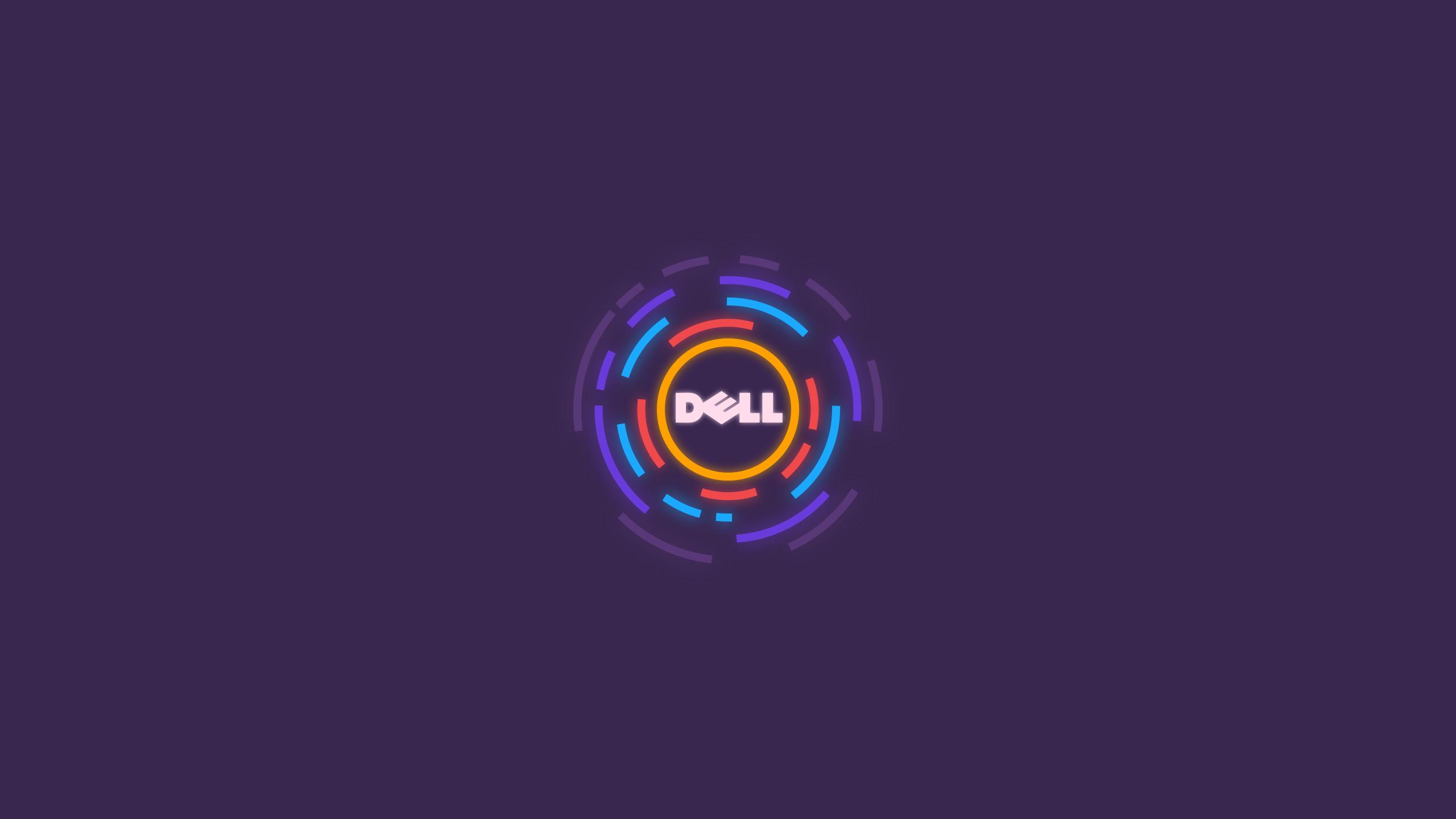 Dell Logo Minimalism, HD Computer, 4k Wallpaper, Image