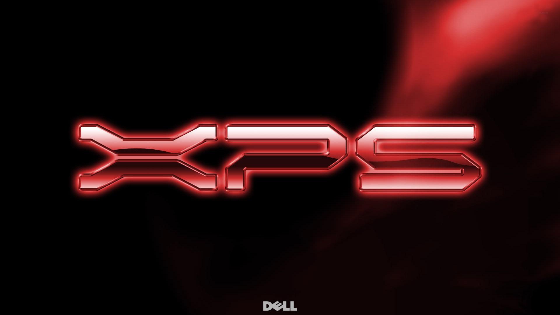 Wallpaper Dell XPS logo 1920x1080 Full HD 2K Picture, Image