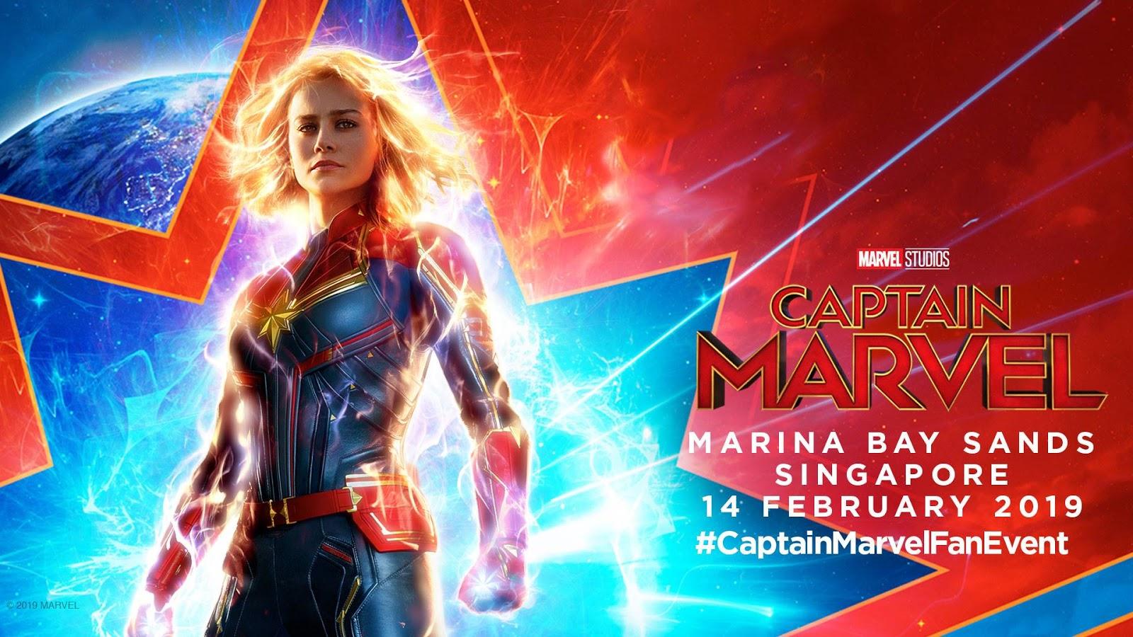 Marvel Studios' CAPTAIN MARVEL Fan Event In Singapore Valentines