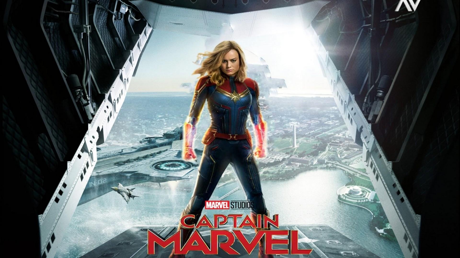 Captain Marvel Wallpaper For Desktop Movie Poster Wallpaper HD