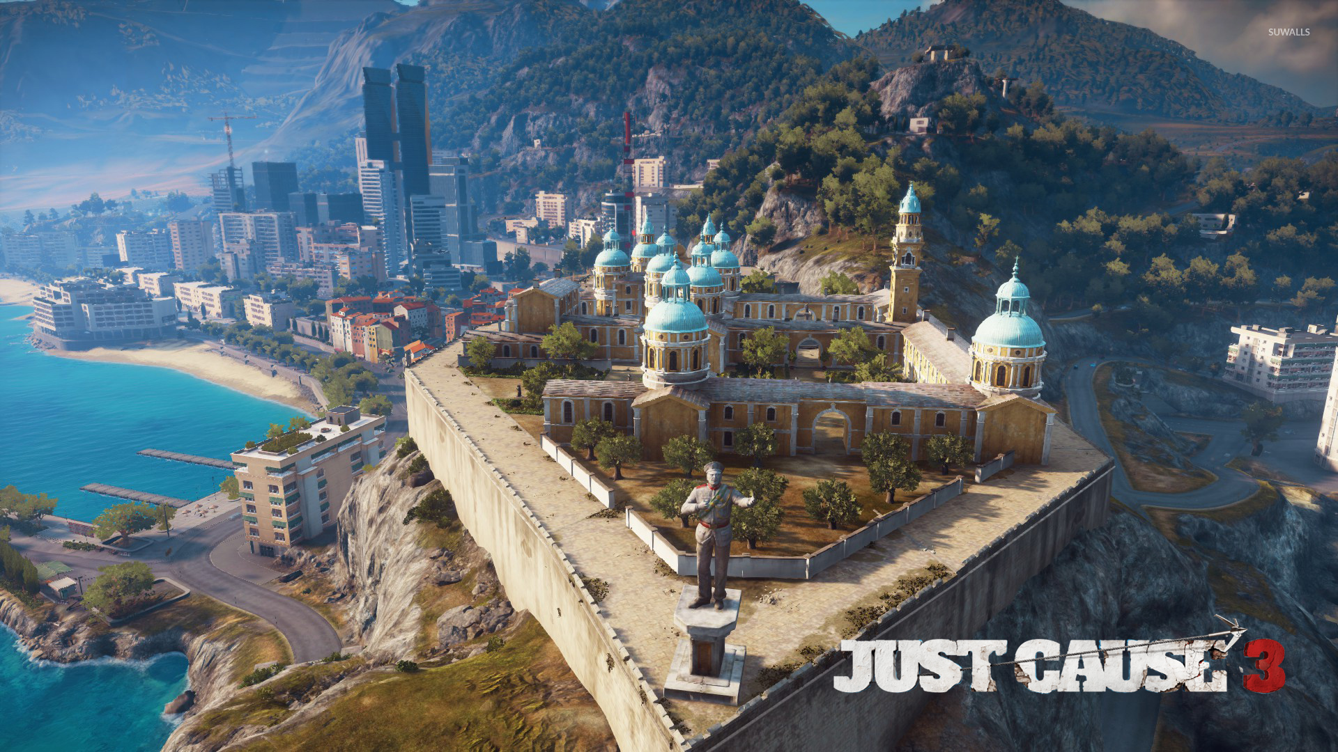 Mountain In Medici Cause 3 Wallpaper Wallpaper