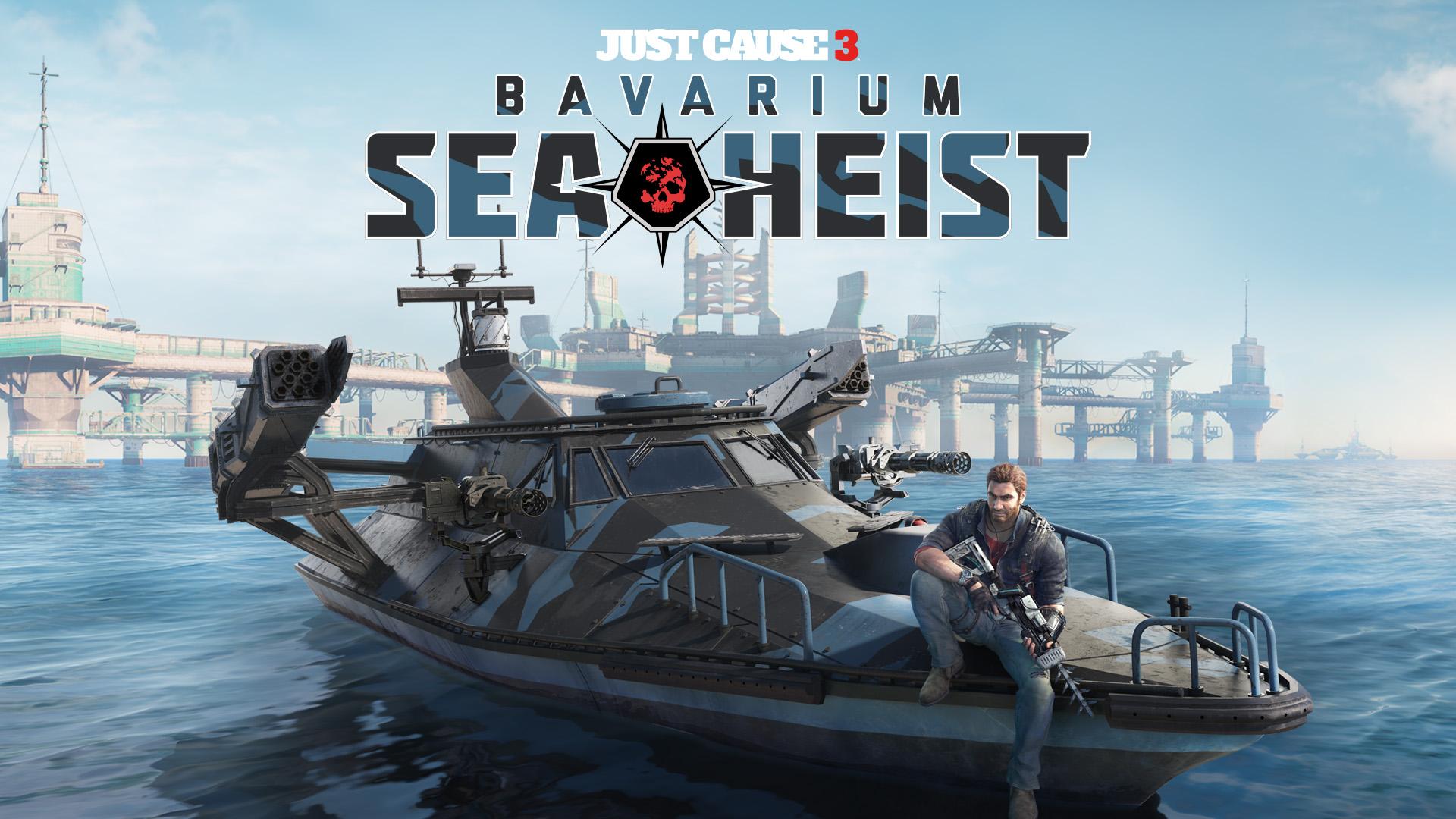 Wallpaper Just Cause DLC, Bavarium Sea Heist, HD, Games