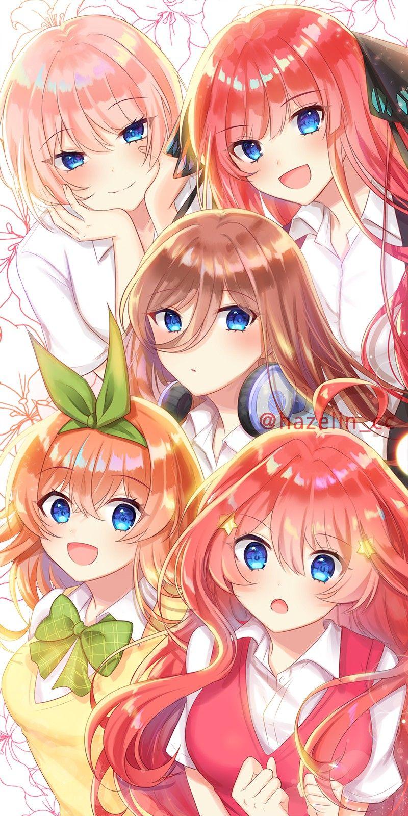 Gotoubun no Hanayome Wallpaper em 2023