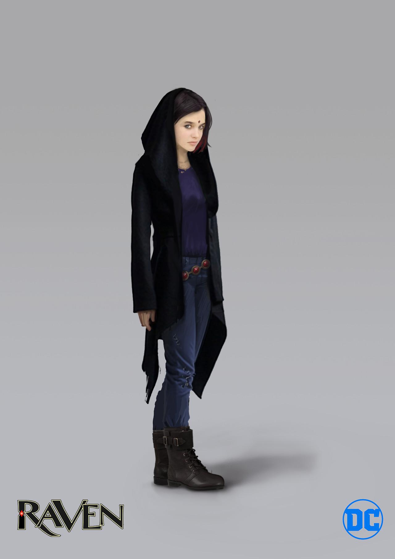 Titans Starfire (Anna Diop) and Raven (Teagan Croft) Art (NOT