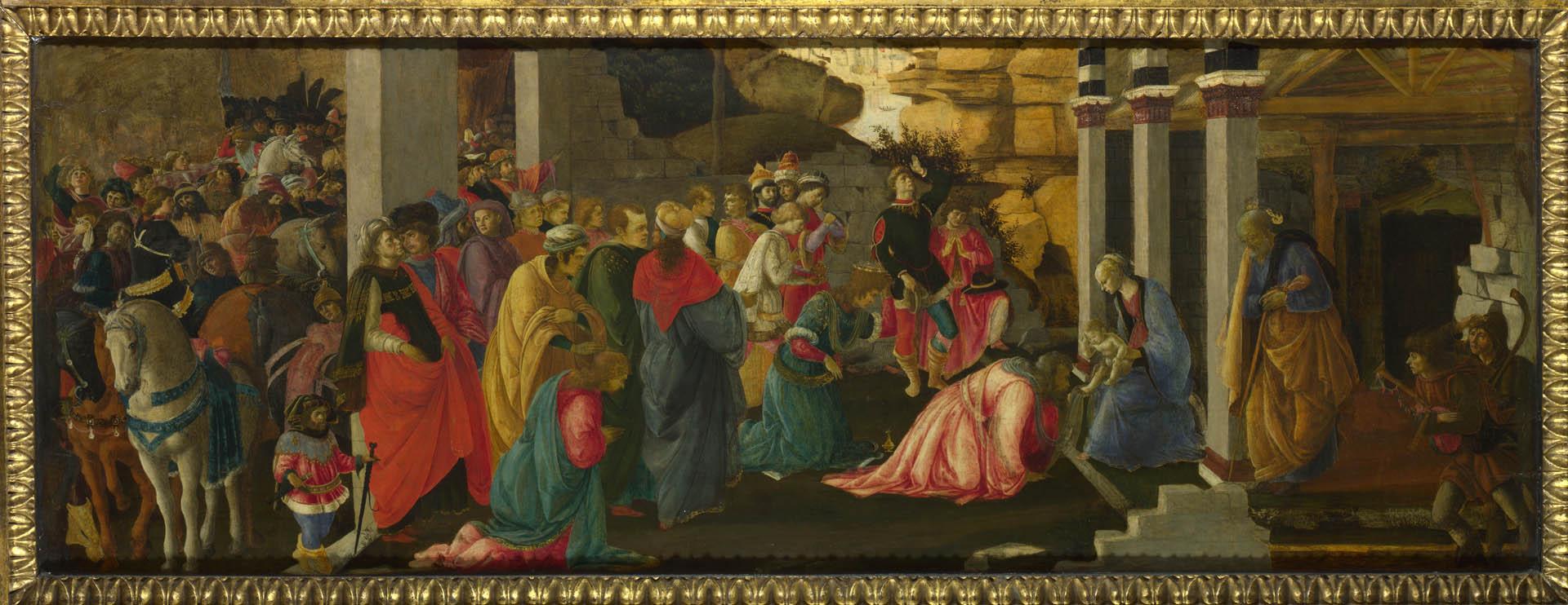 Adoration Of The Kings italian renaissance sandro botticelli art