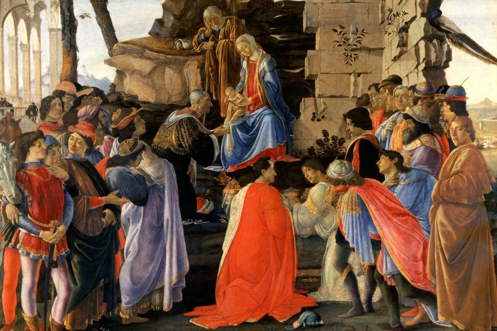 Adoration of the Magi, Sandro Botticelli «Fantasy art series