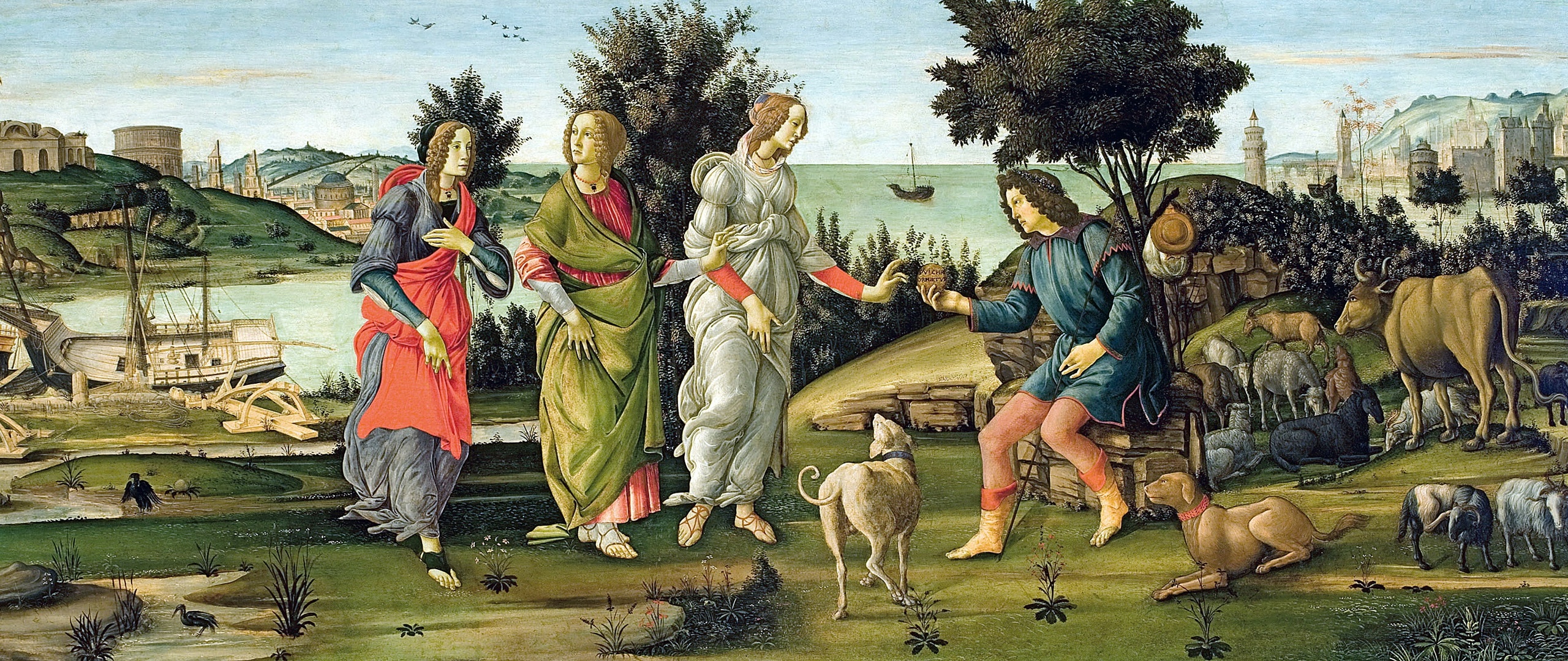 Primavera by Botticelli Wallpaper Mural  Hovia
