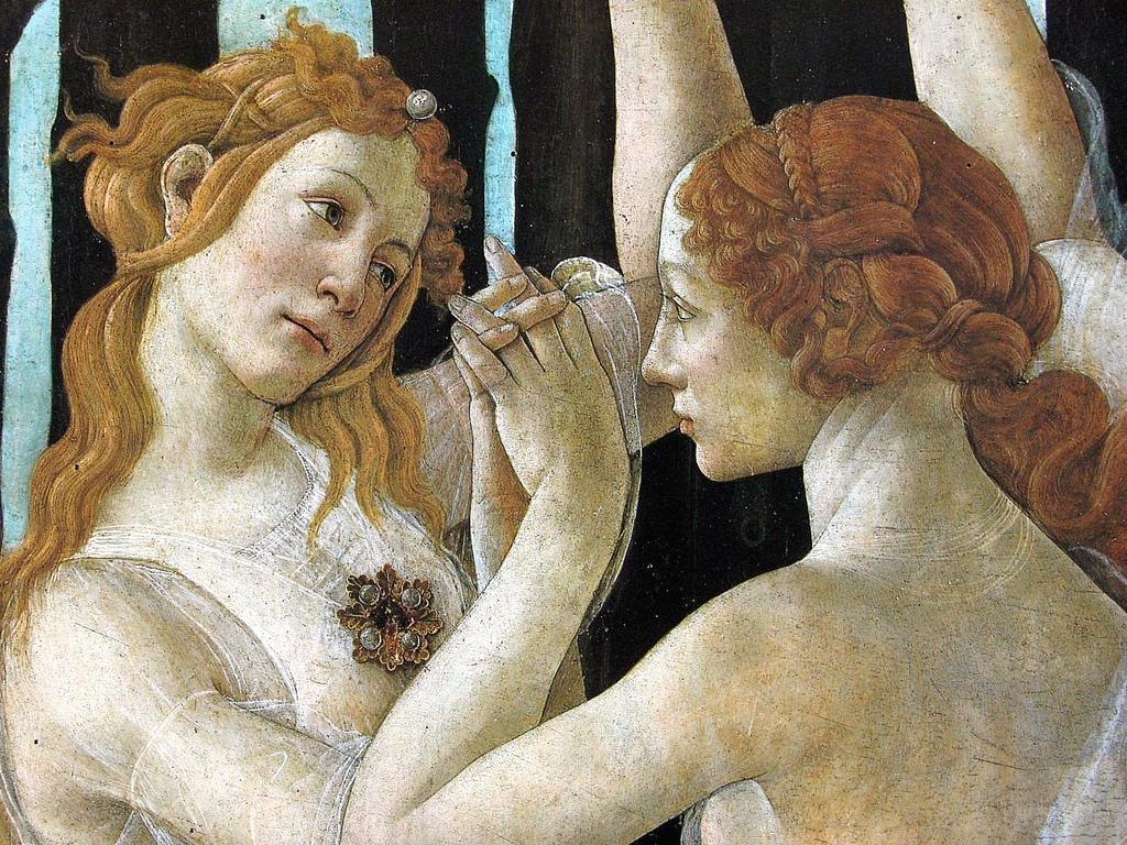 Sandro Botticelli, Primavera, c.1477- detail. For info a