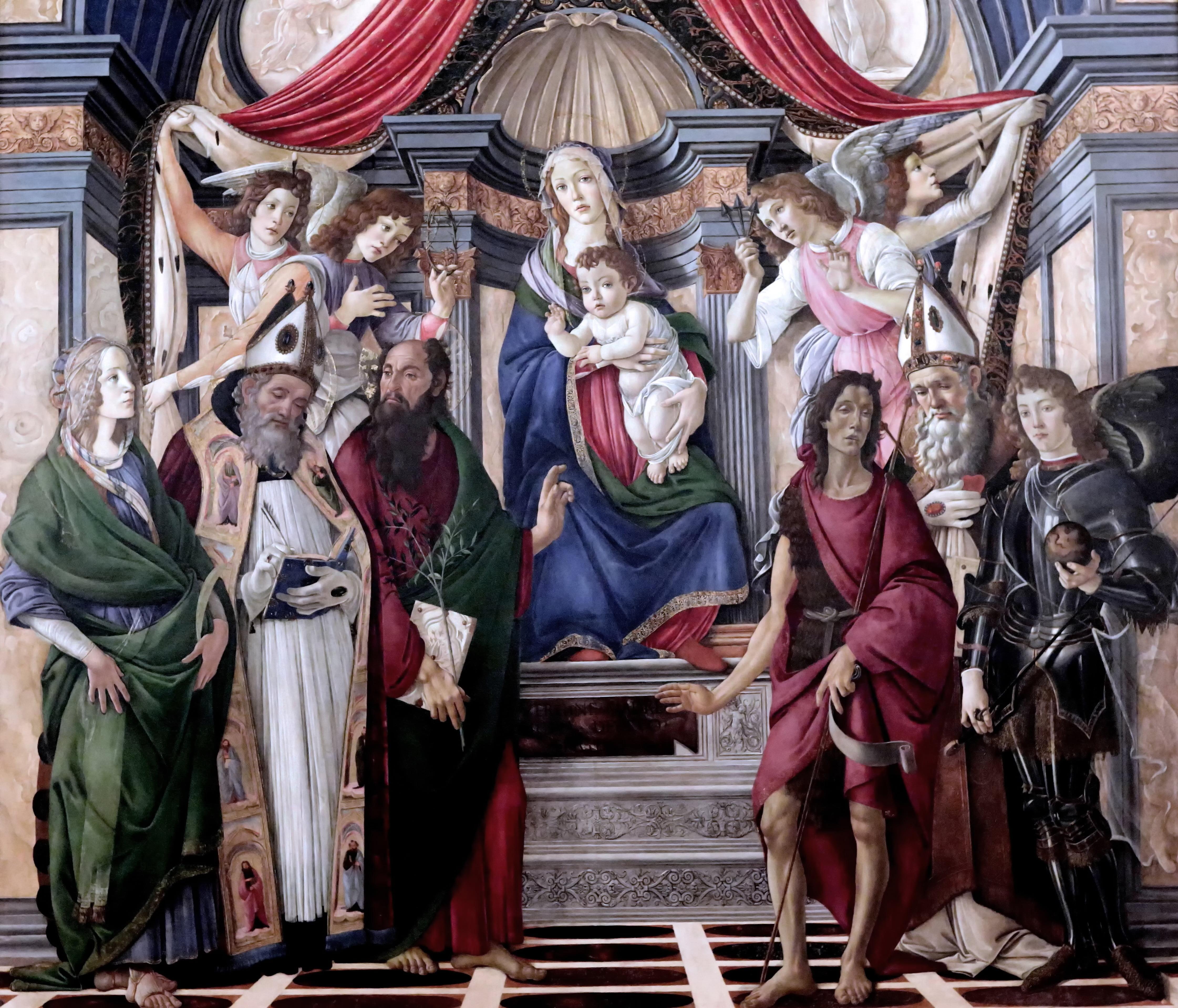 HD wallpaper: Sandro Botticelli, the great Italian painter, tempera