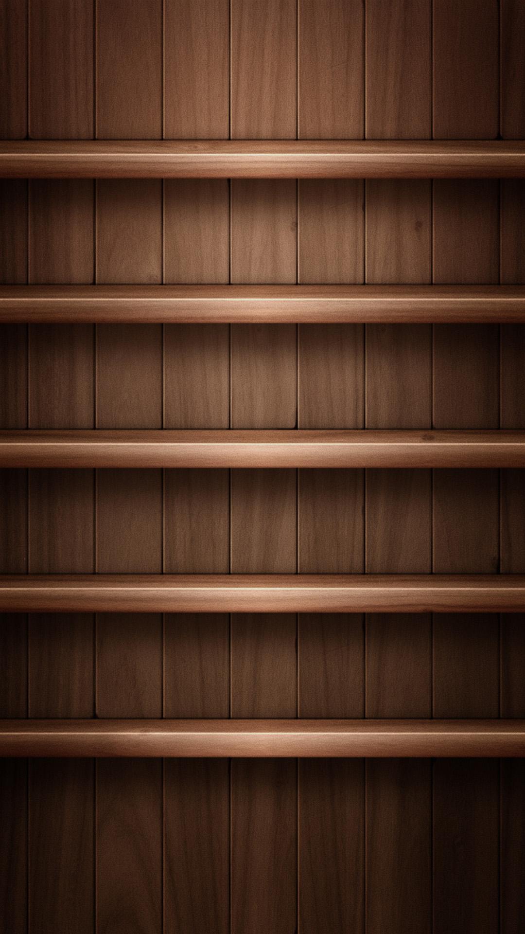 Brown Wood Clean Shelf iPhone 6 Plus HD Wallpapers HD
