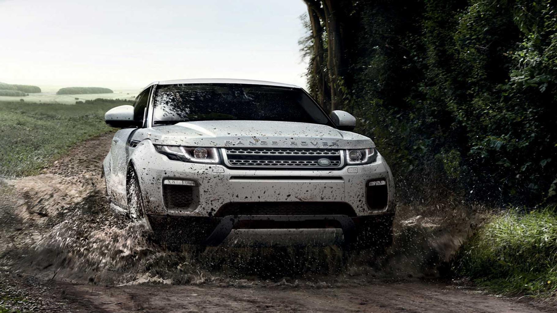 Land Rover Evoque off road drive HD wallpaper and image