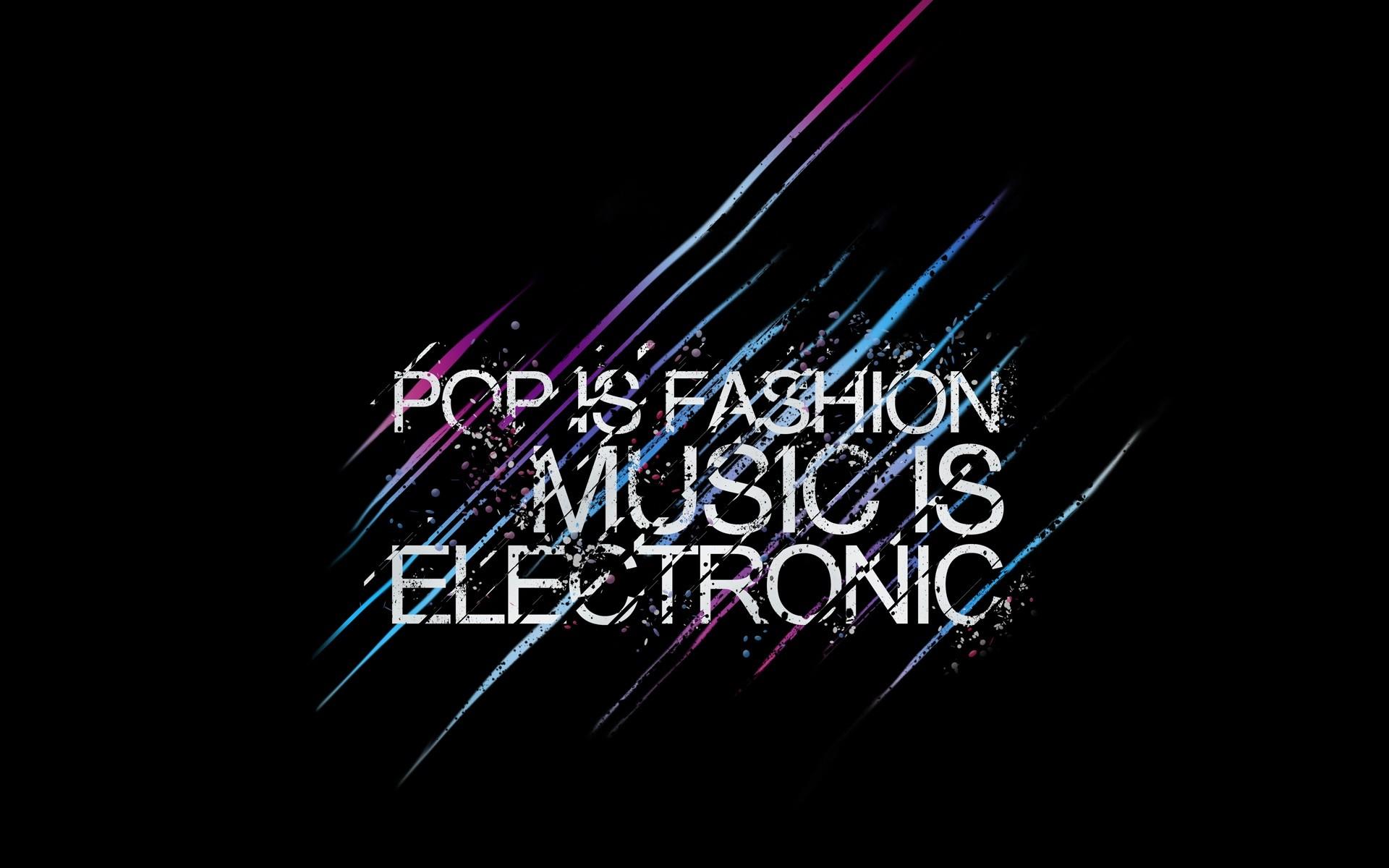 Electro Music Wallpaper