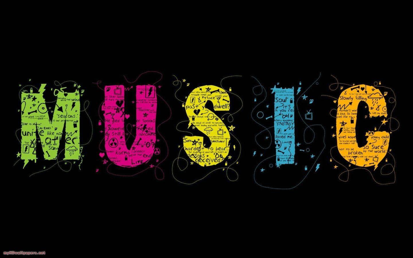 Colorful Music Notes Wallpaper HD Picture 4 HD Wallpaper