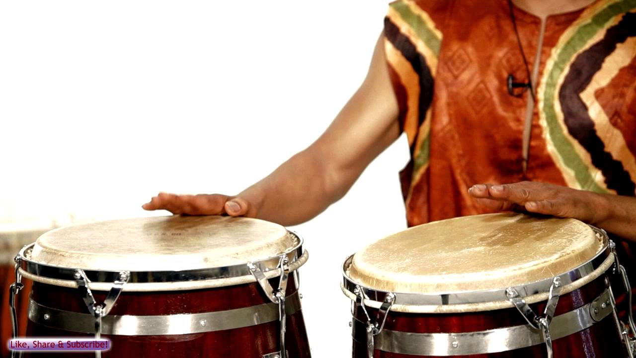 African Music. African Conga Drums. Traditional African Drum Music