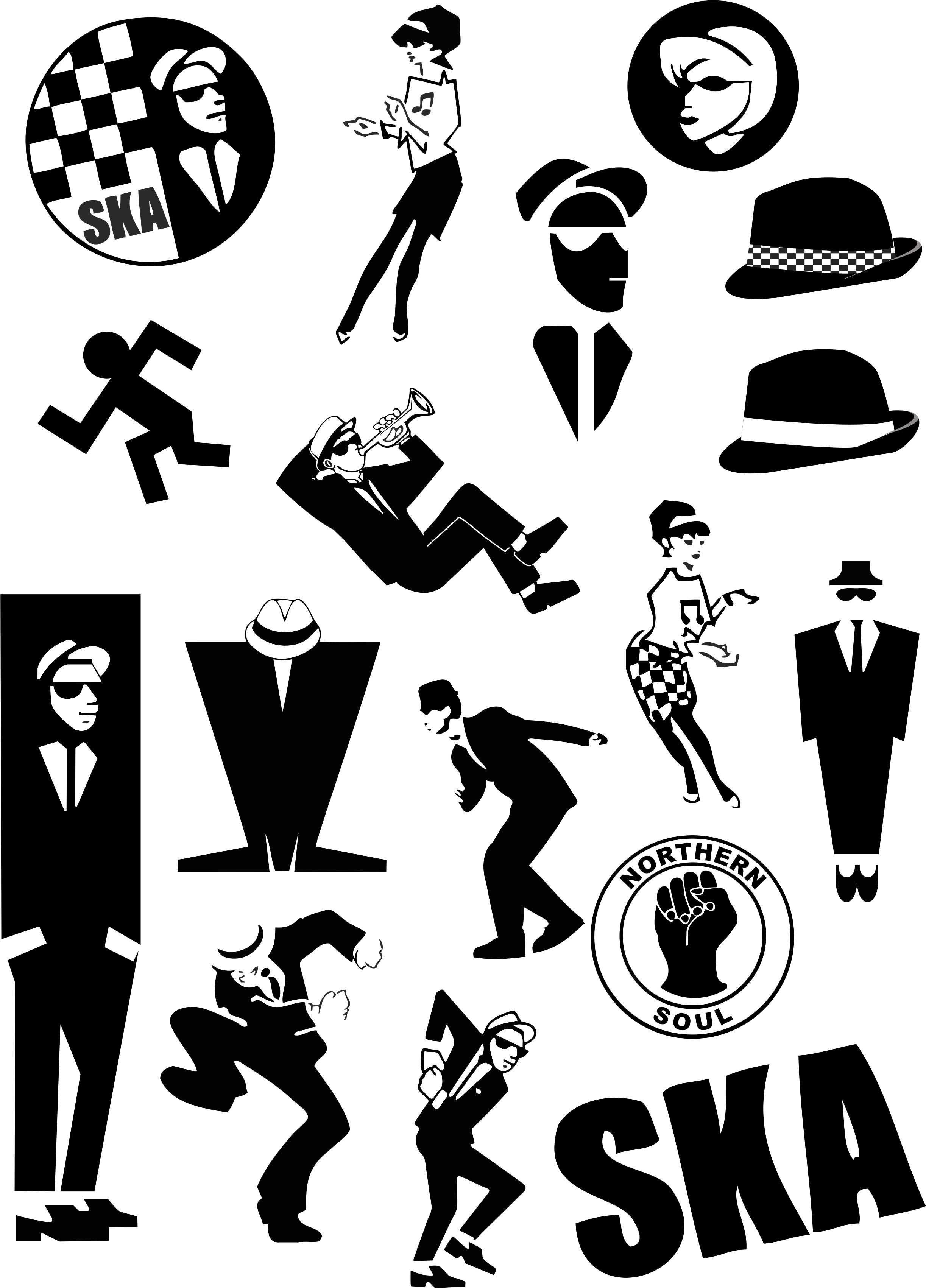 Ska founded in the 50's. Ska is a combined musical element