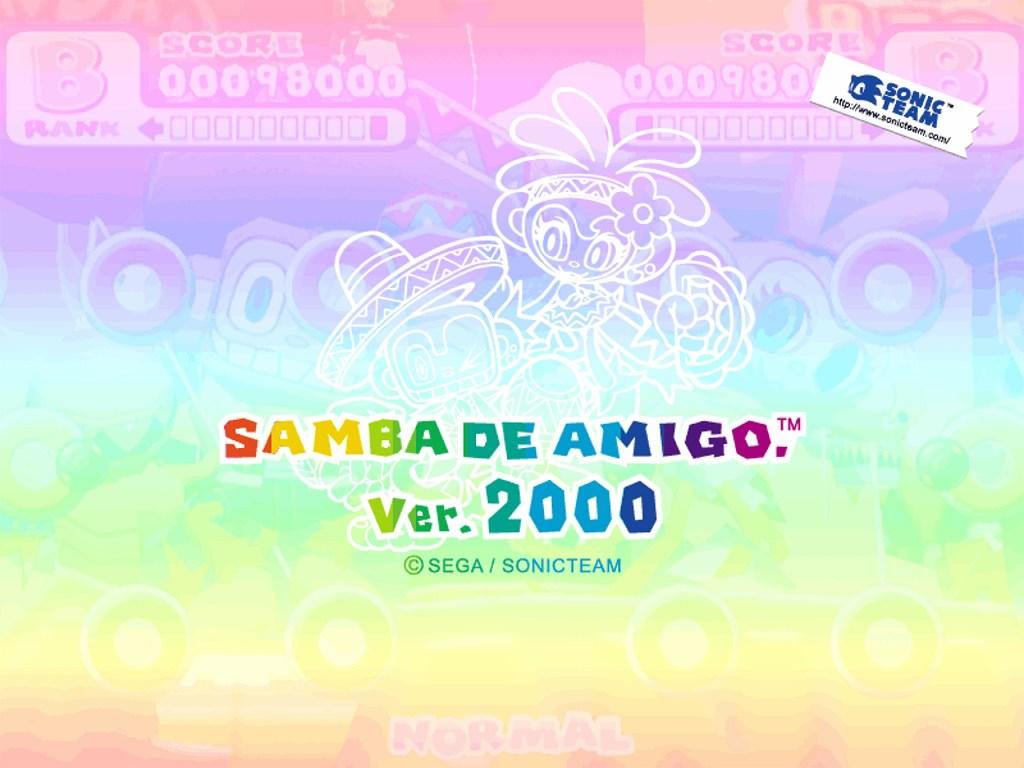 Shadow of a Hedgehog ./ Desktop ./ Samba de Amigo Series Wallpaper