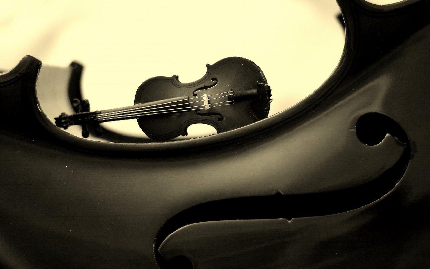 violin, art, music, black and white, vintage, background, wallpaper