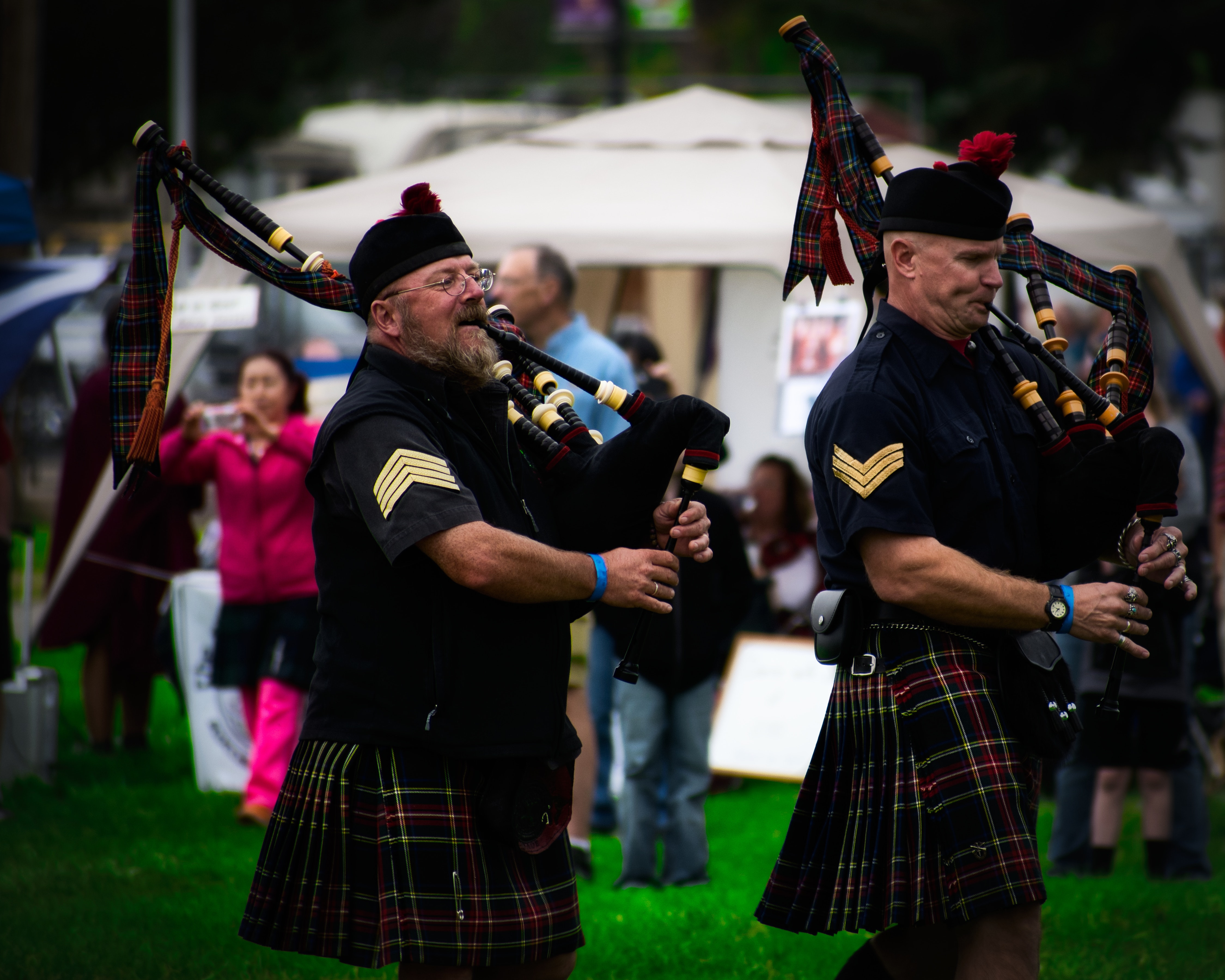 Interesting Bagpipes Photo