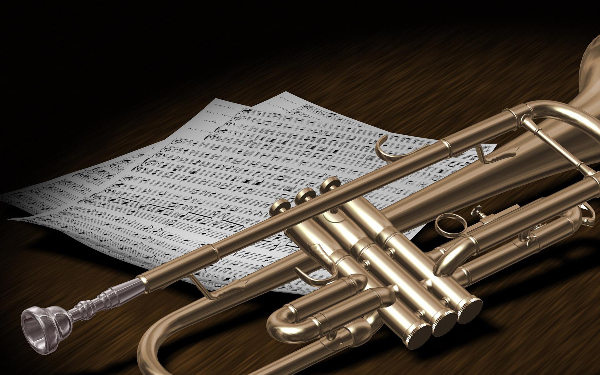 Trumpet desktop PC and Mac wallpaper