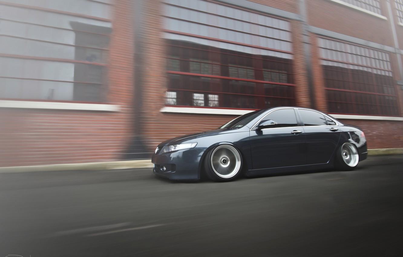 Wallpaper the city, movement, speed, Honda, accord, stance, Acura