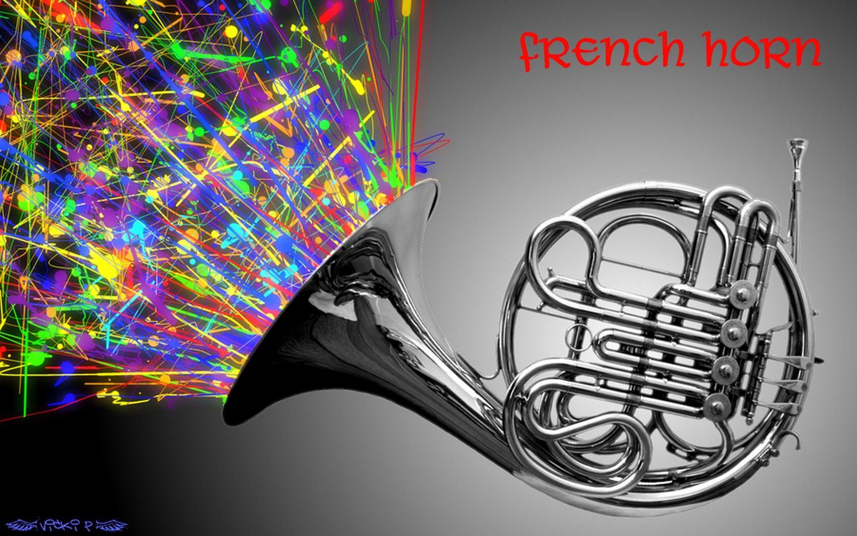 HD French horn wallpaper. French horn wallpaper HD. French horn