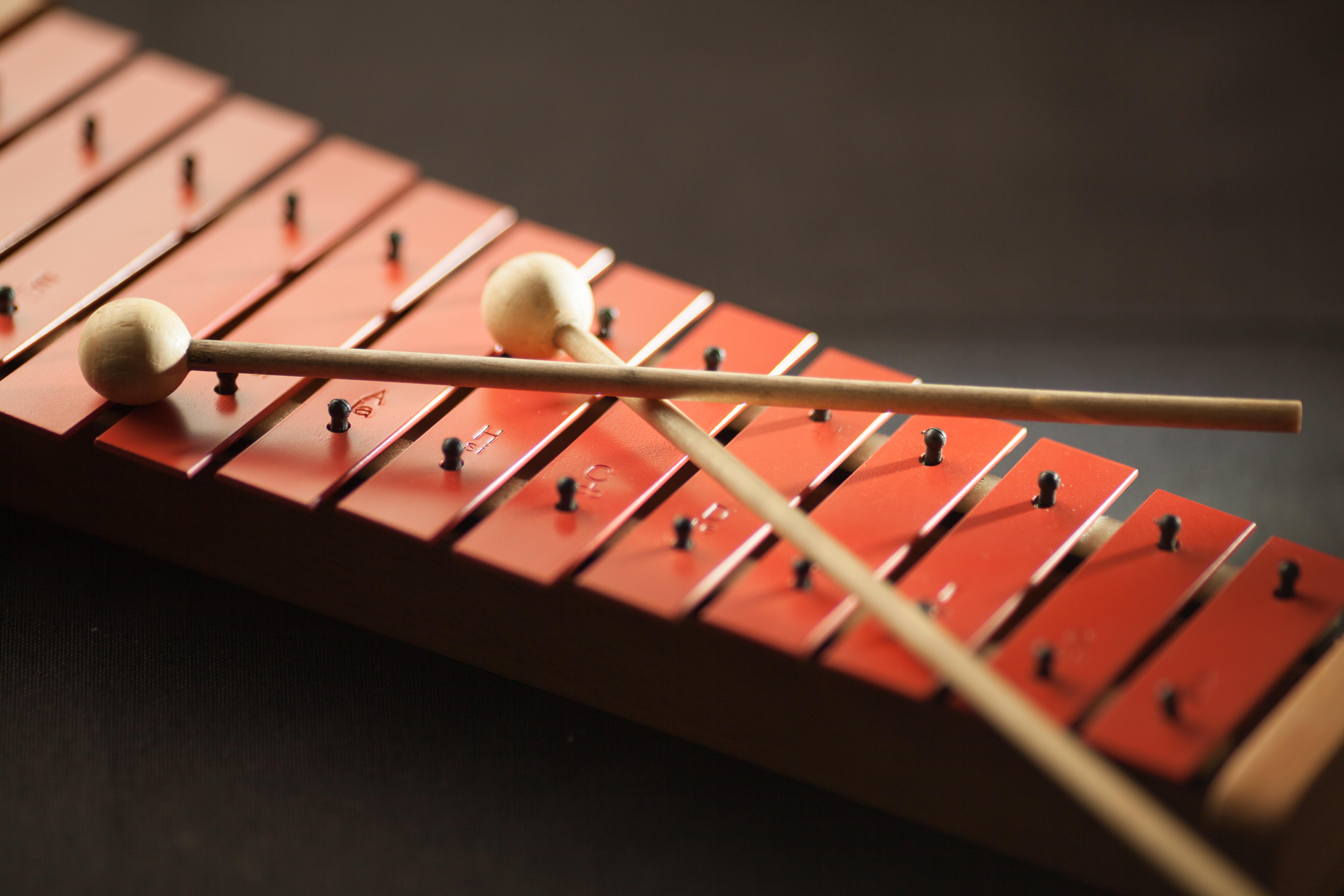 Shallow Focus Photography of Red Xylophone · Free