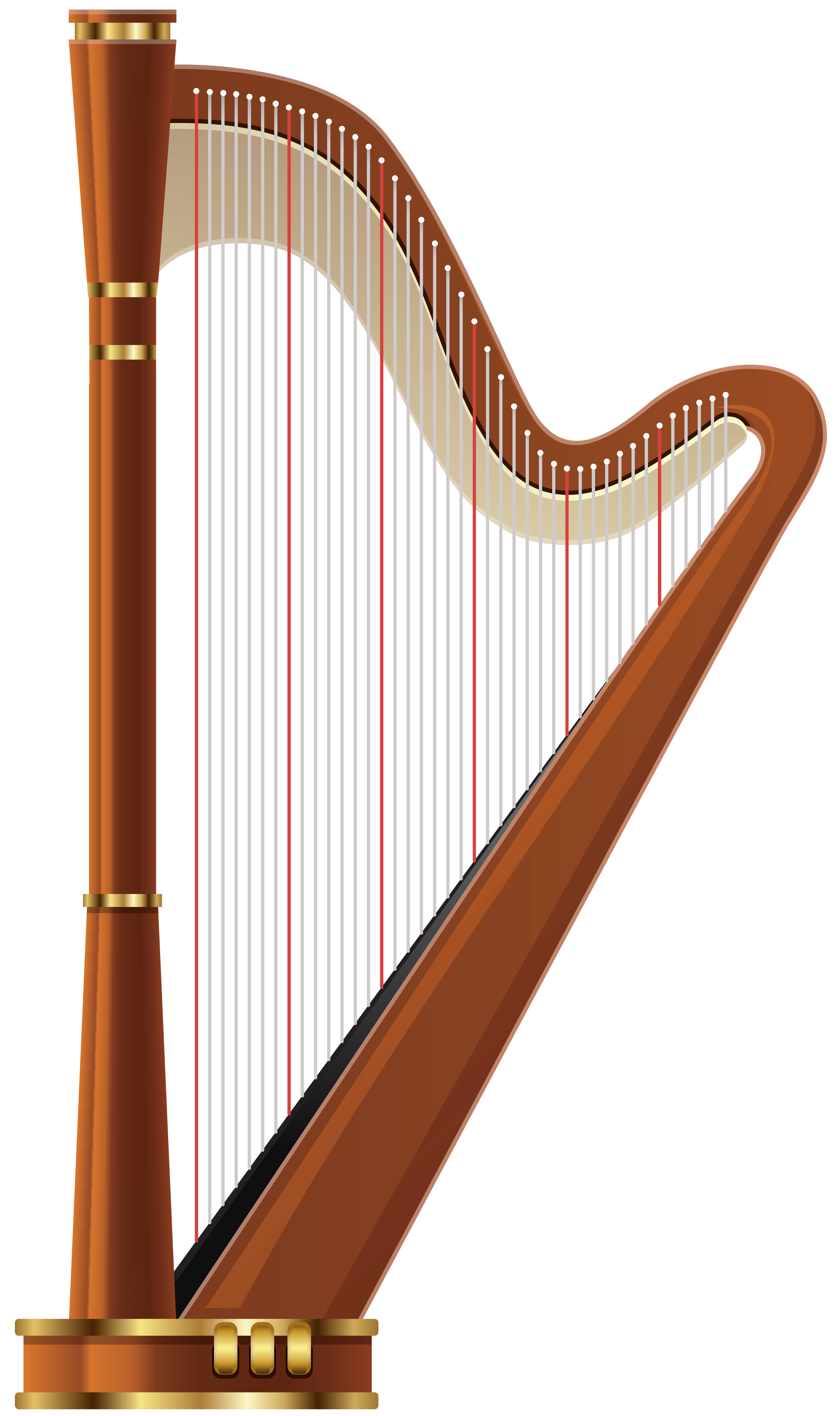 Harp Transparent PNG Clip Art Quality