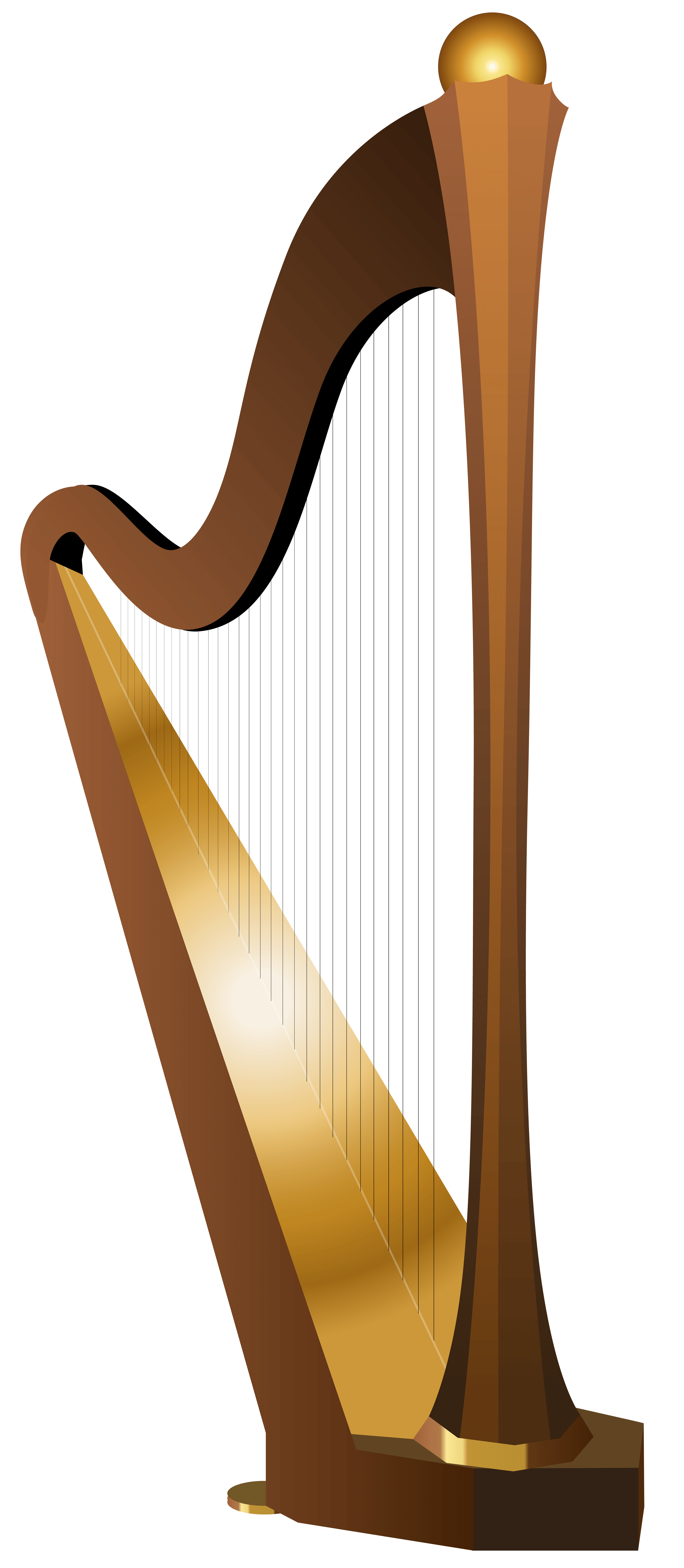 Harp Transparent PNG Clip Art Image