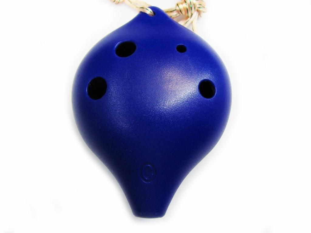 TNG 6 Hole Plastic Alto Ocarina, Blue: Musical Instruments