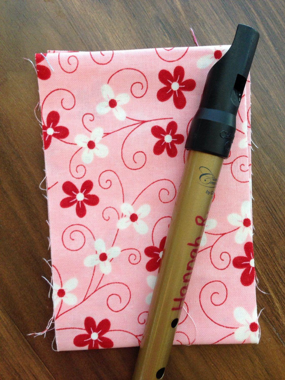 CLEARANCE- Tin Whistle Bag, Recorder Cover, Irish Penny Whistle