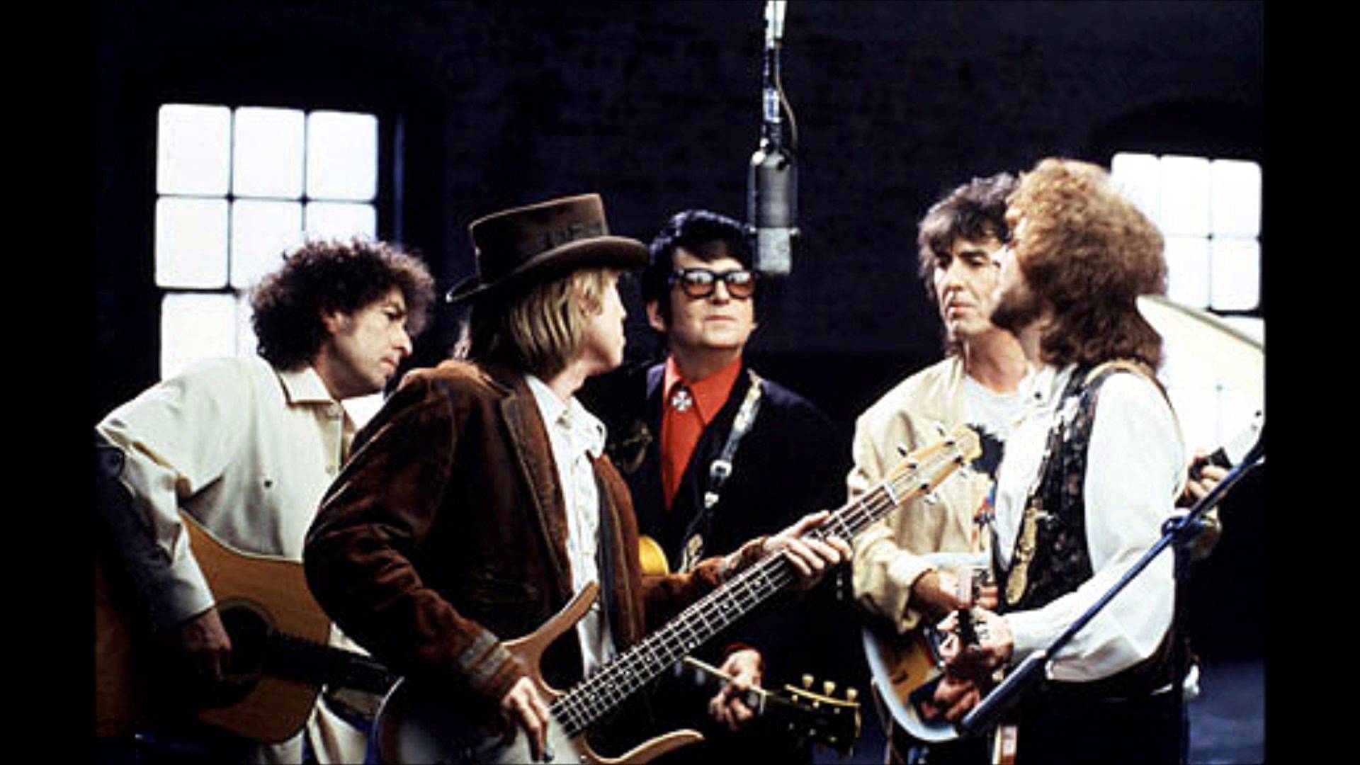 The Traveling Wilburys George Harrison Bob Dylan Tom Petty Jeff