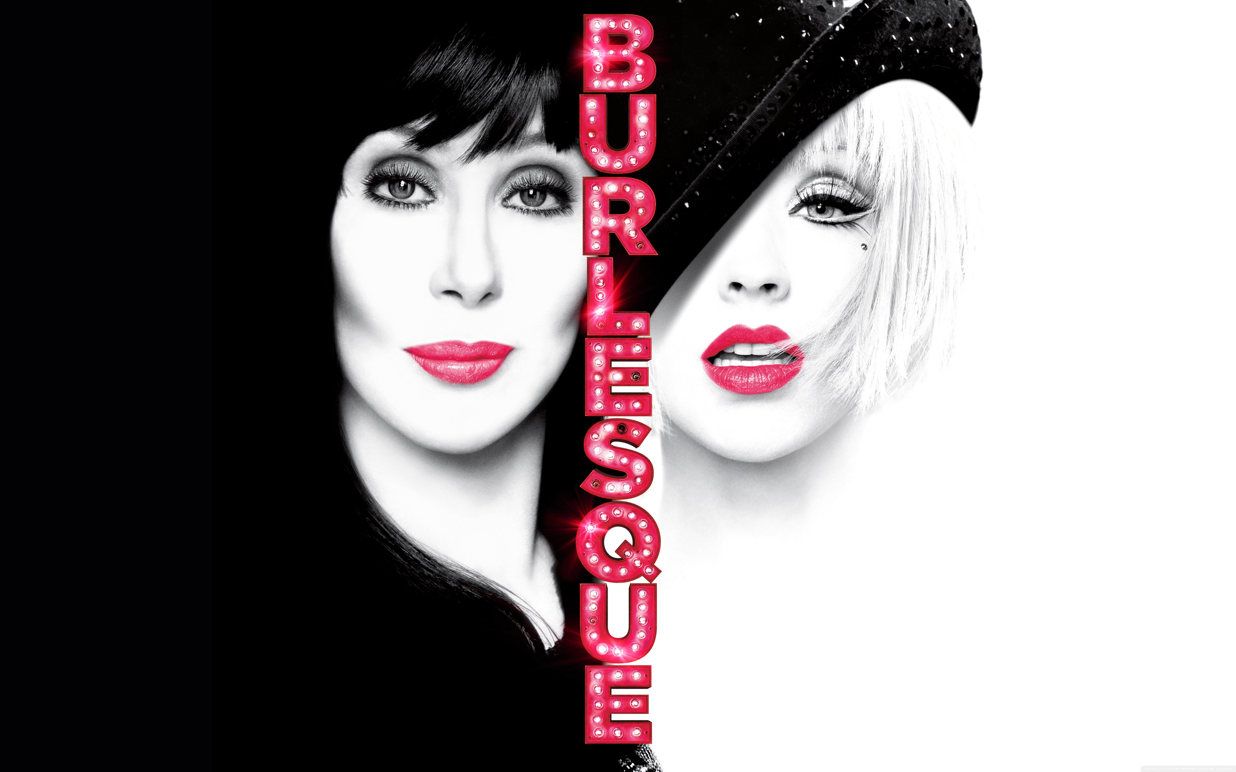 Burlesque Aguilera & Cher ❤ 4K HD Desktop Wallpaper