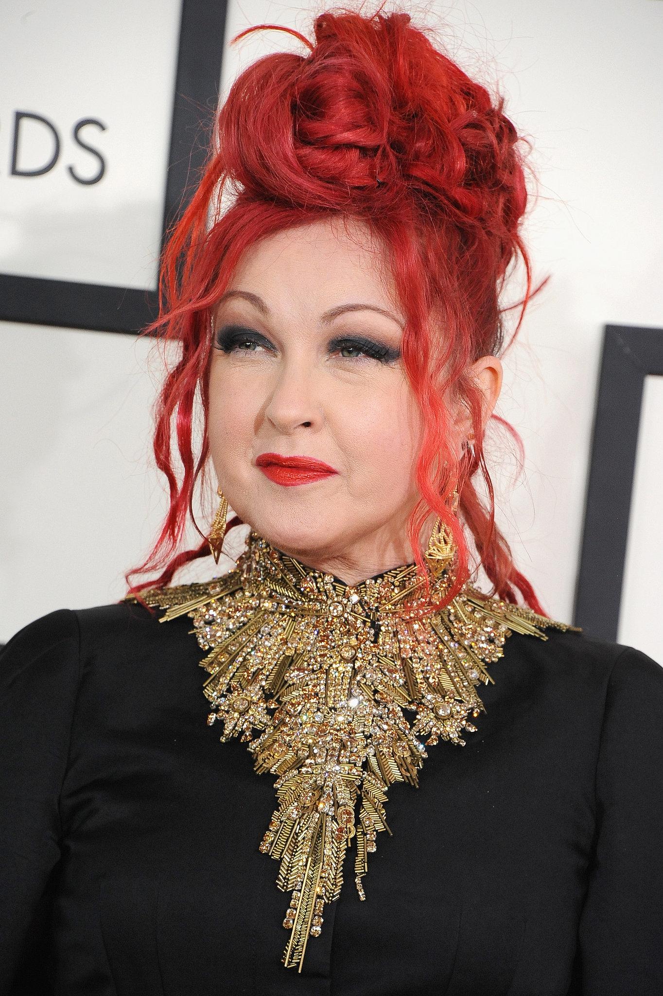 Pictures of Cyndi Lauper.