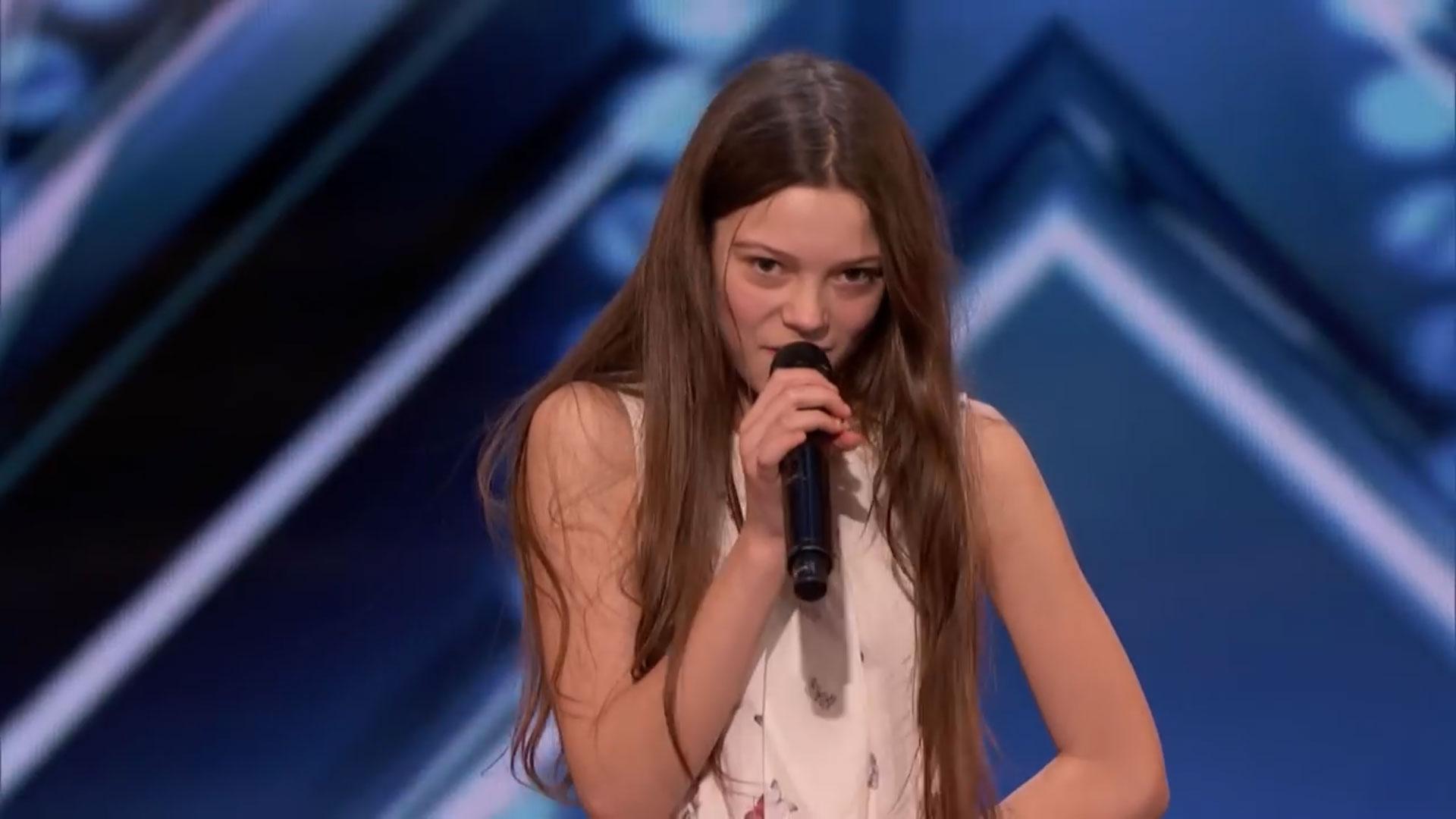 13岁女孩Courtney Hadwin在美国的Got Talent一开声全场都惊呆了