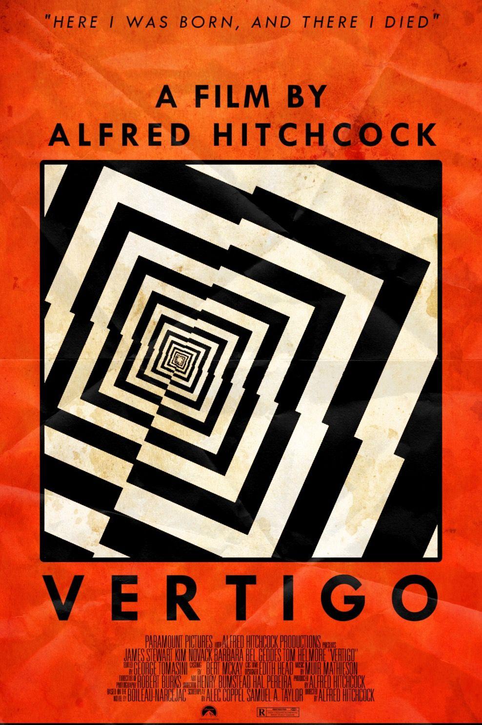 Vertigo. Hitch. Vertigo movie, Classic movie posters
