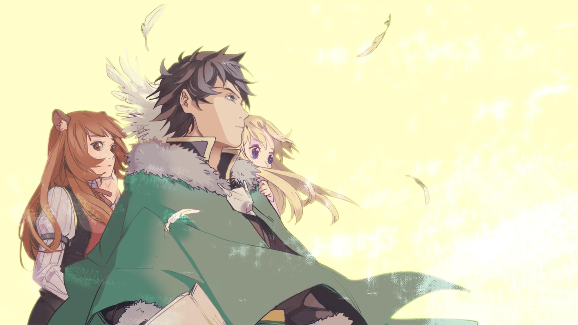 Wallpaper of Anime, Filo, Naofumi Iwatani, Raphtalia background & HD