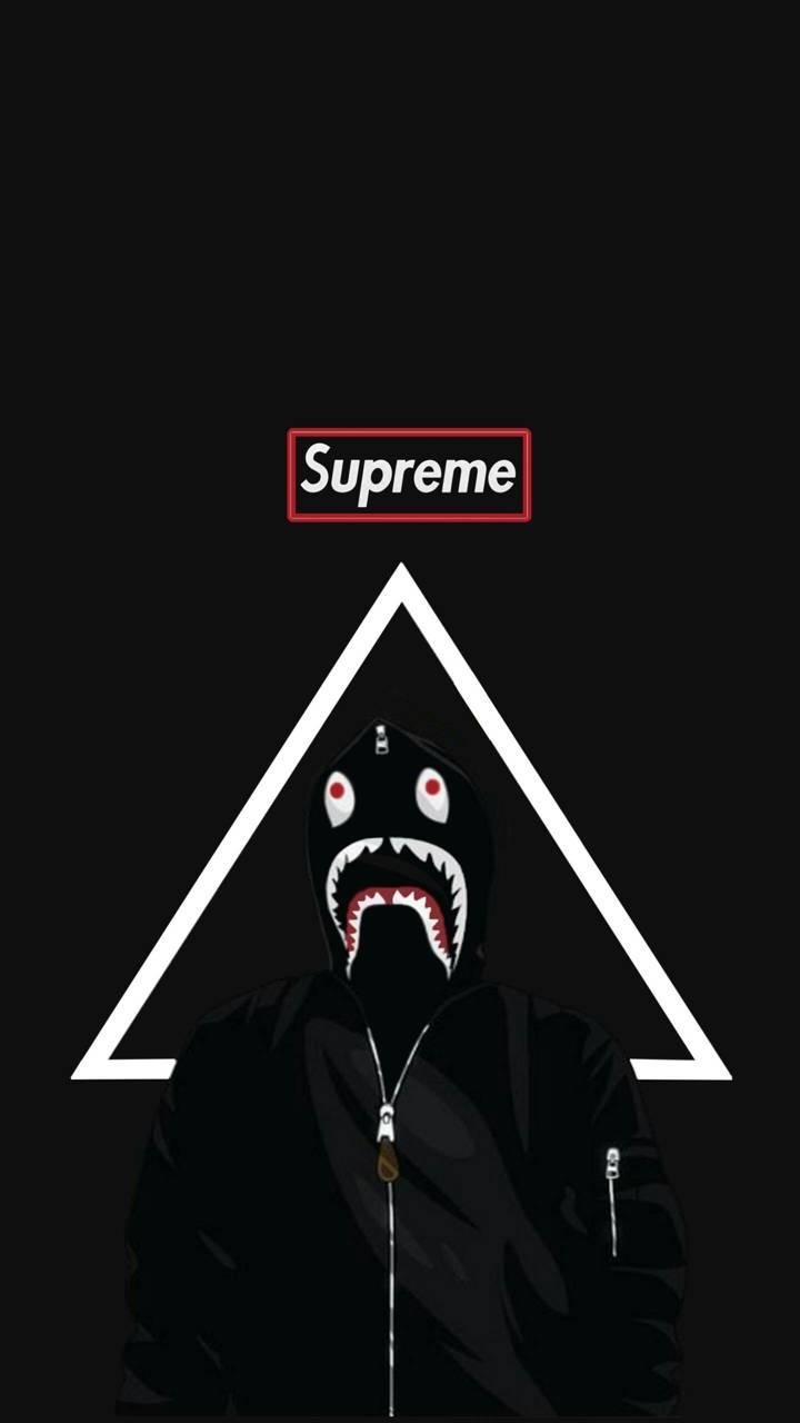 Supreme LV  Supreme wallpaper, Black wallpaper iphone, Bape