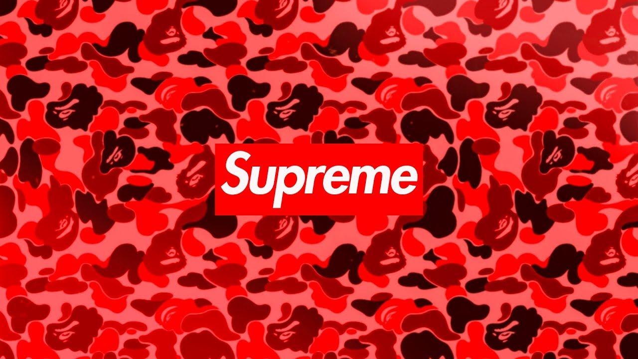 Free Supreme Bape Wallpaper (You Can Change The Text)