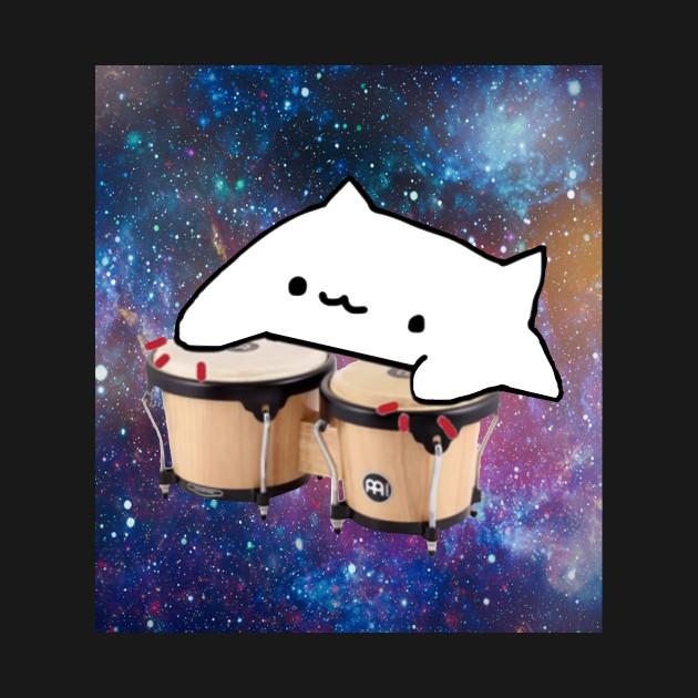 bongo cat pillow